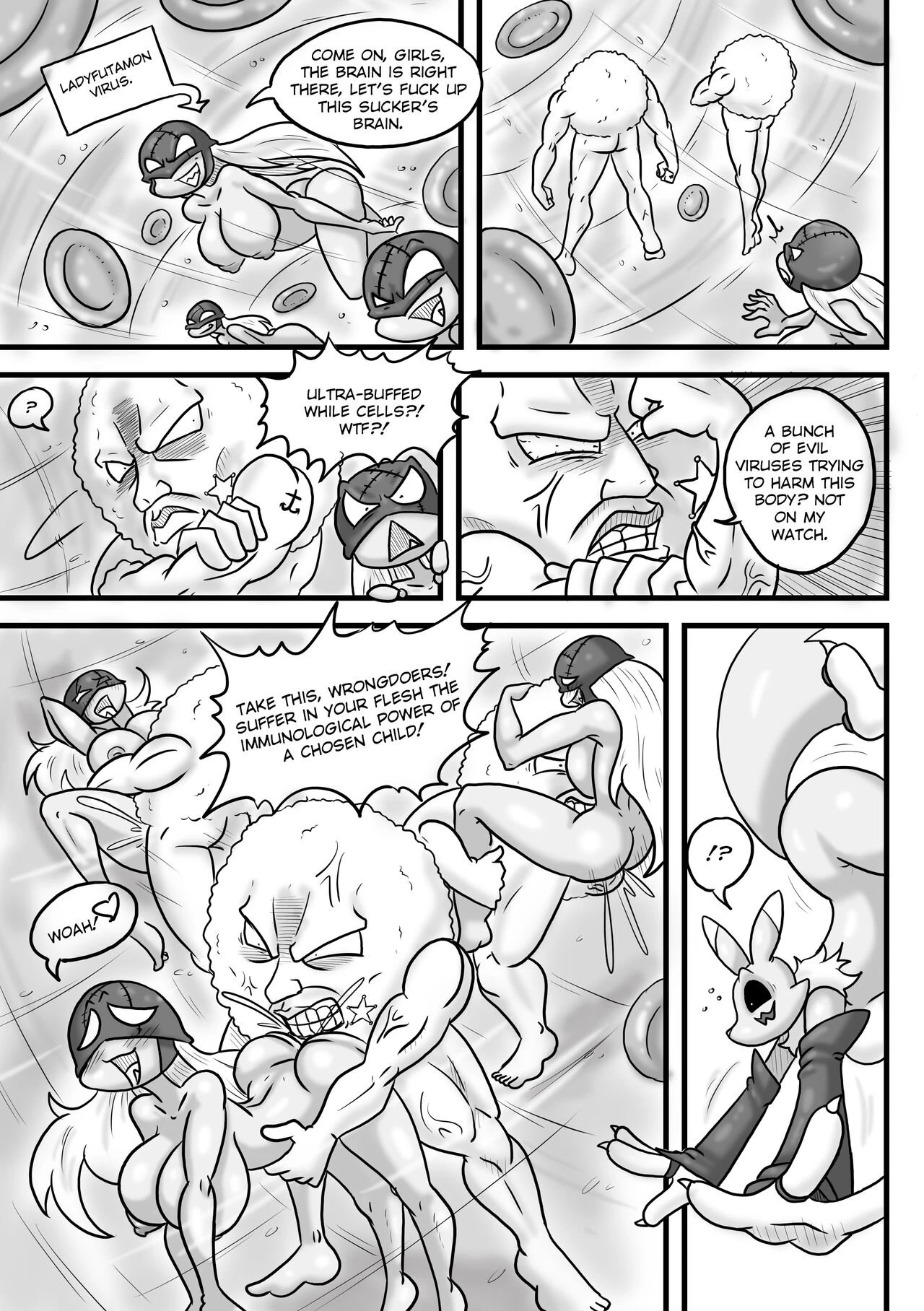 Fluffy Tail Series. Renamon incumming. porn comic picture 22