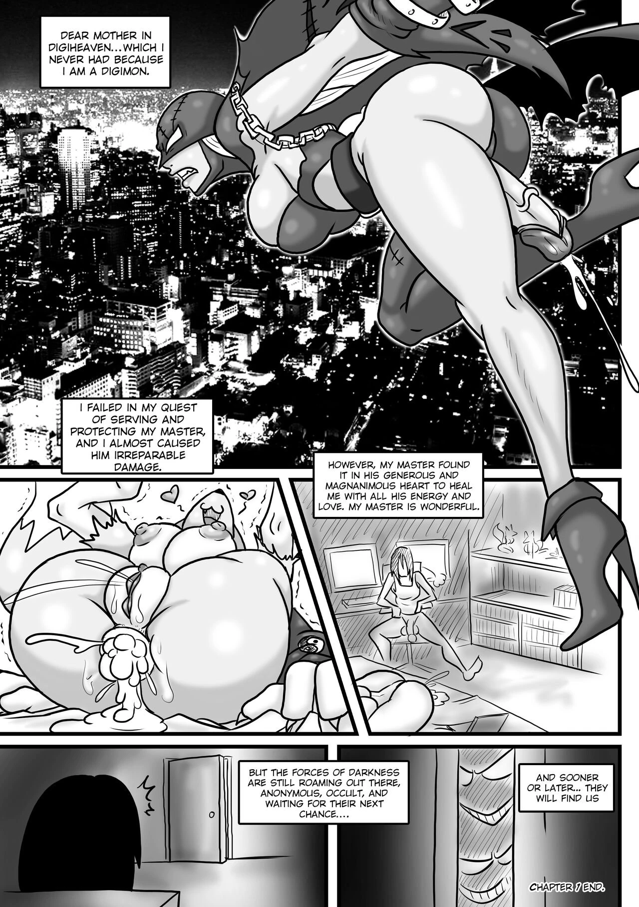 Fluffy Tail Series. Renamon incumming. porn comic picture 26