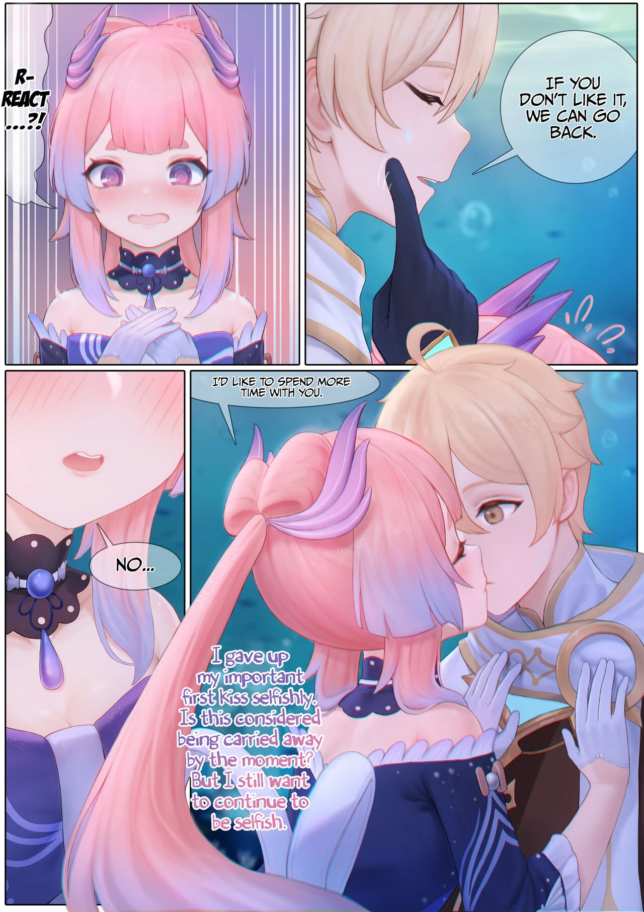 Flustered Kokomi porn comic picture 13