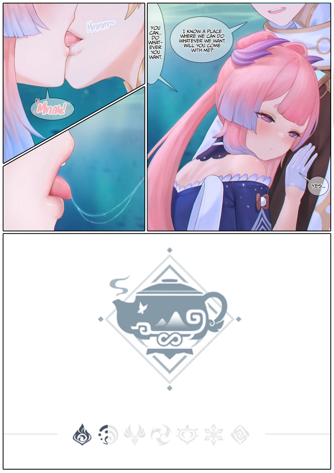 Flustered Kokomi porn comic picture 14