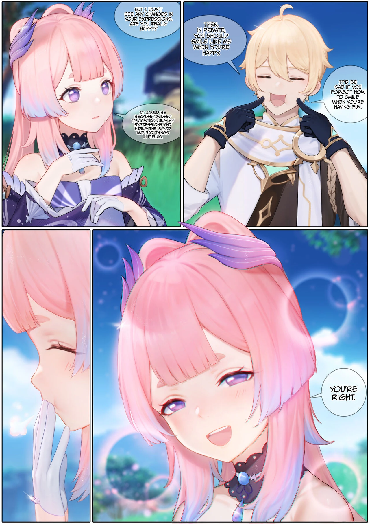 Flustered Kokomi porn comic picture 5