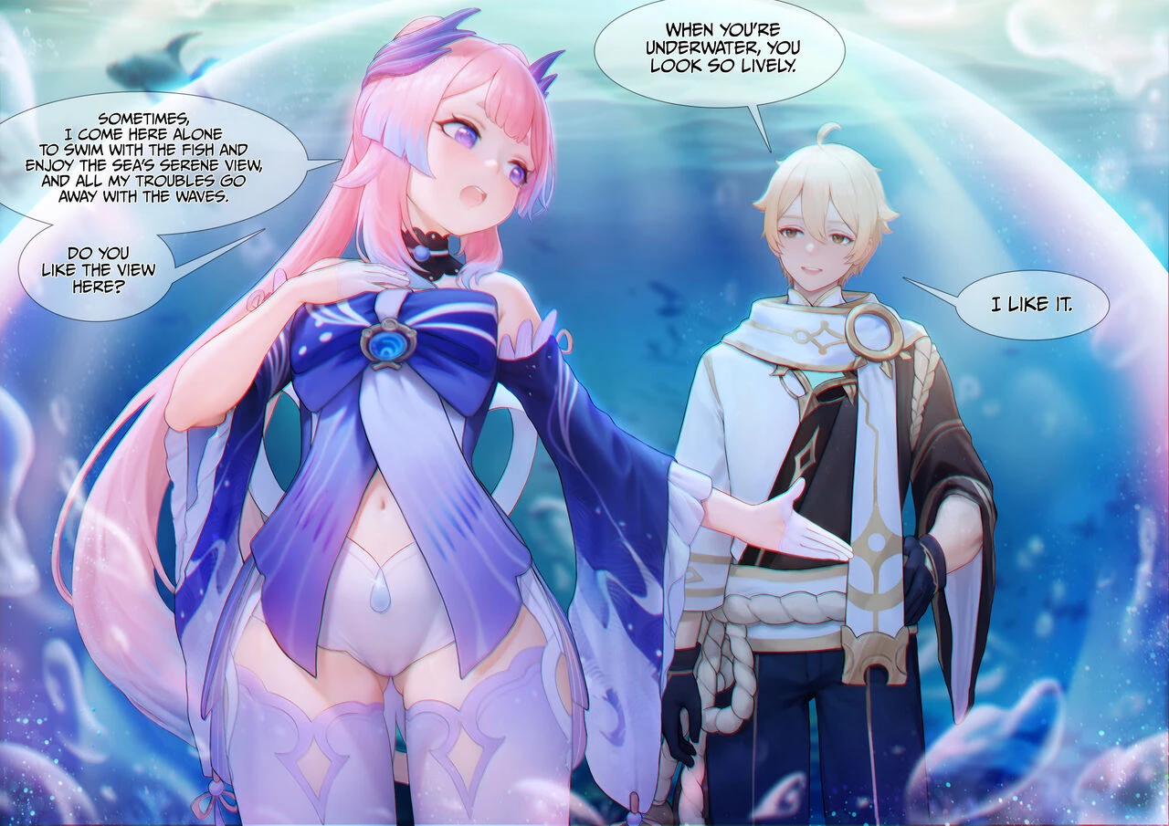 Flustered Kokomi porn comic picture 7