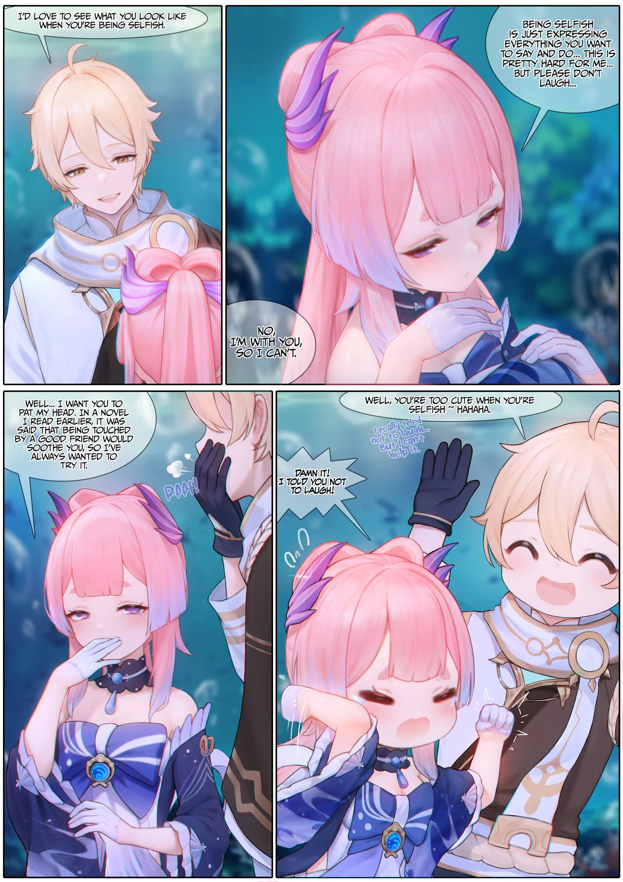 Flustered Kokomi porn comic picture 9