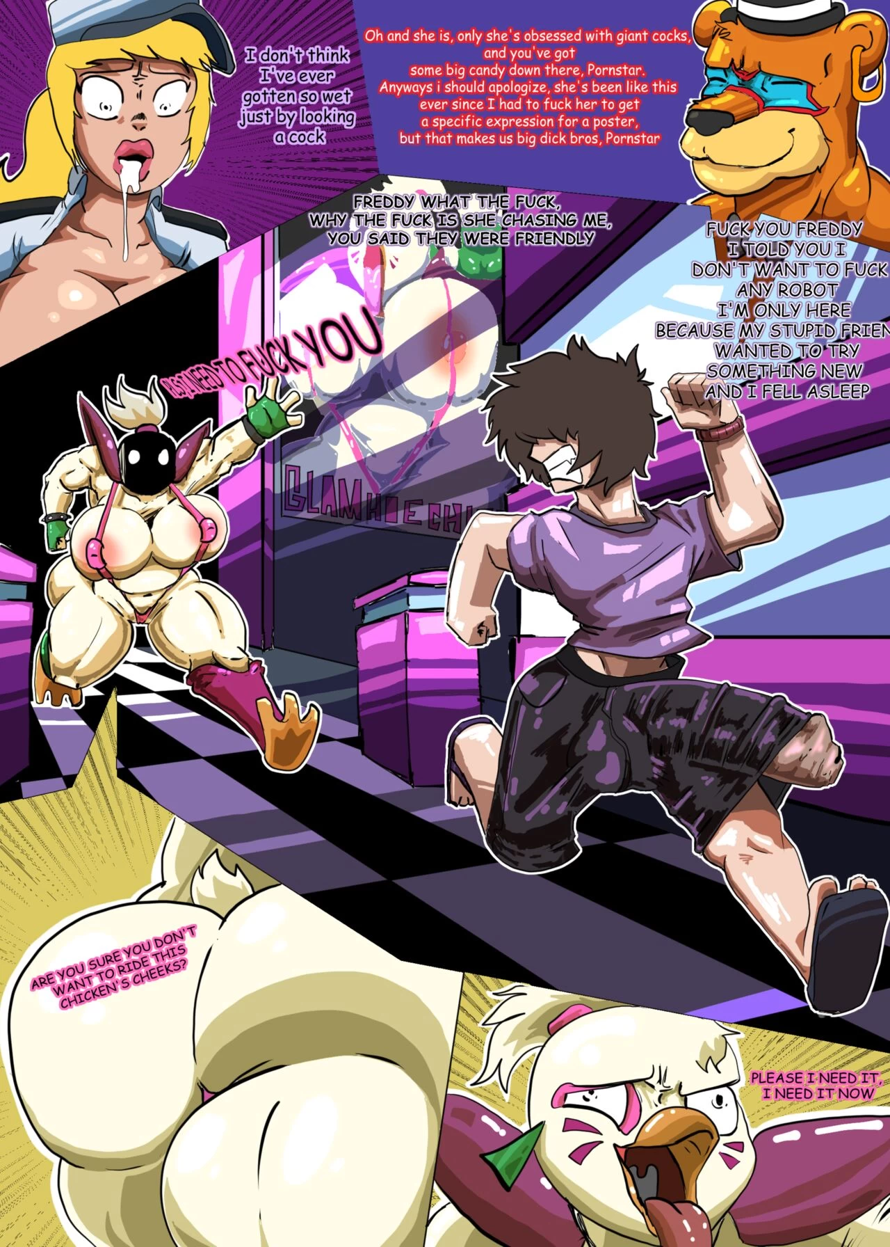 FNAF Security Bitch porn comic picture 2