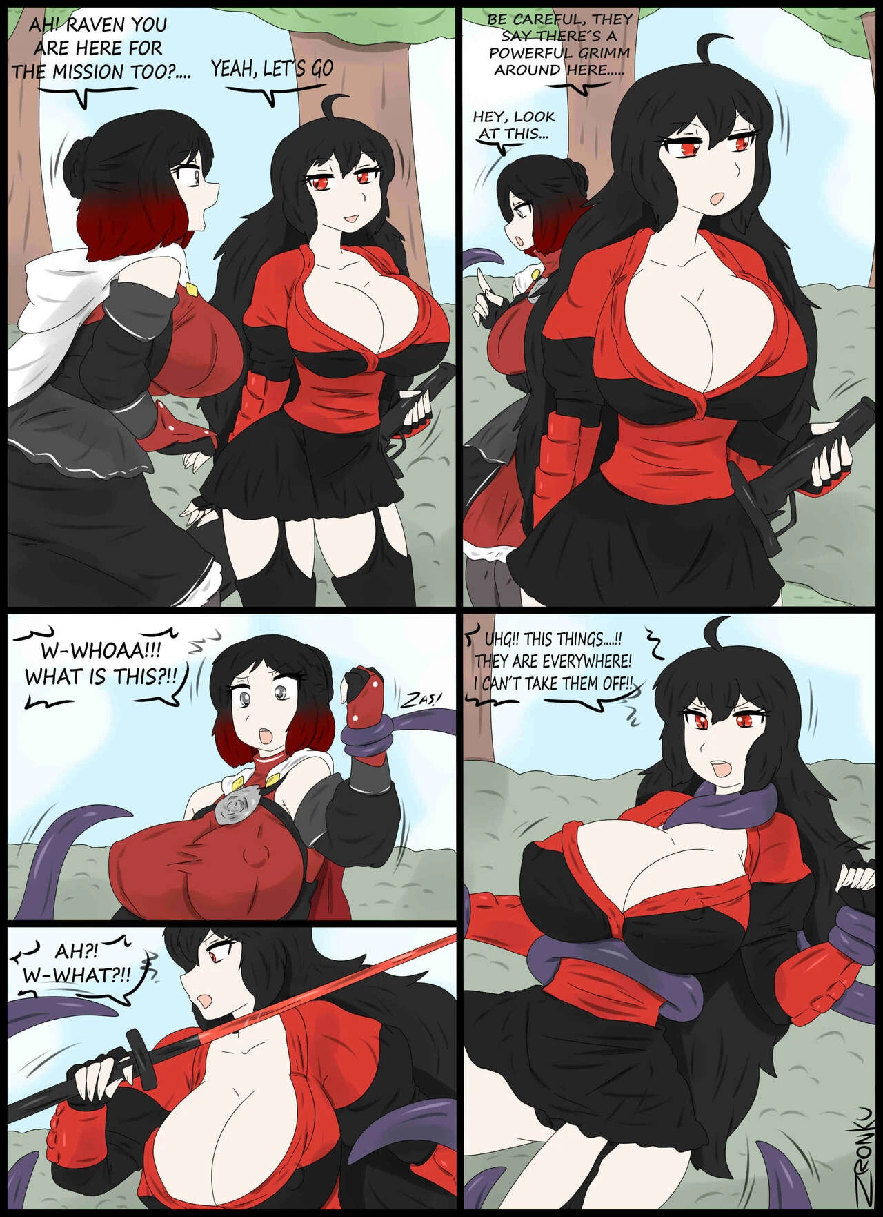 Forest Fun porn comic picture 1