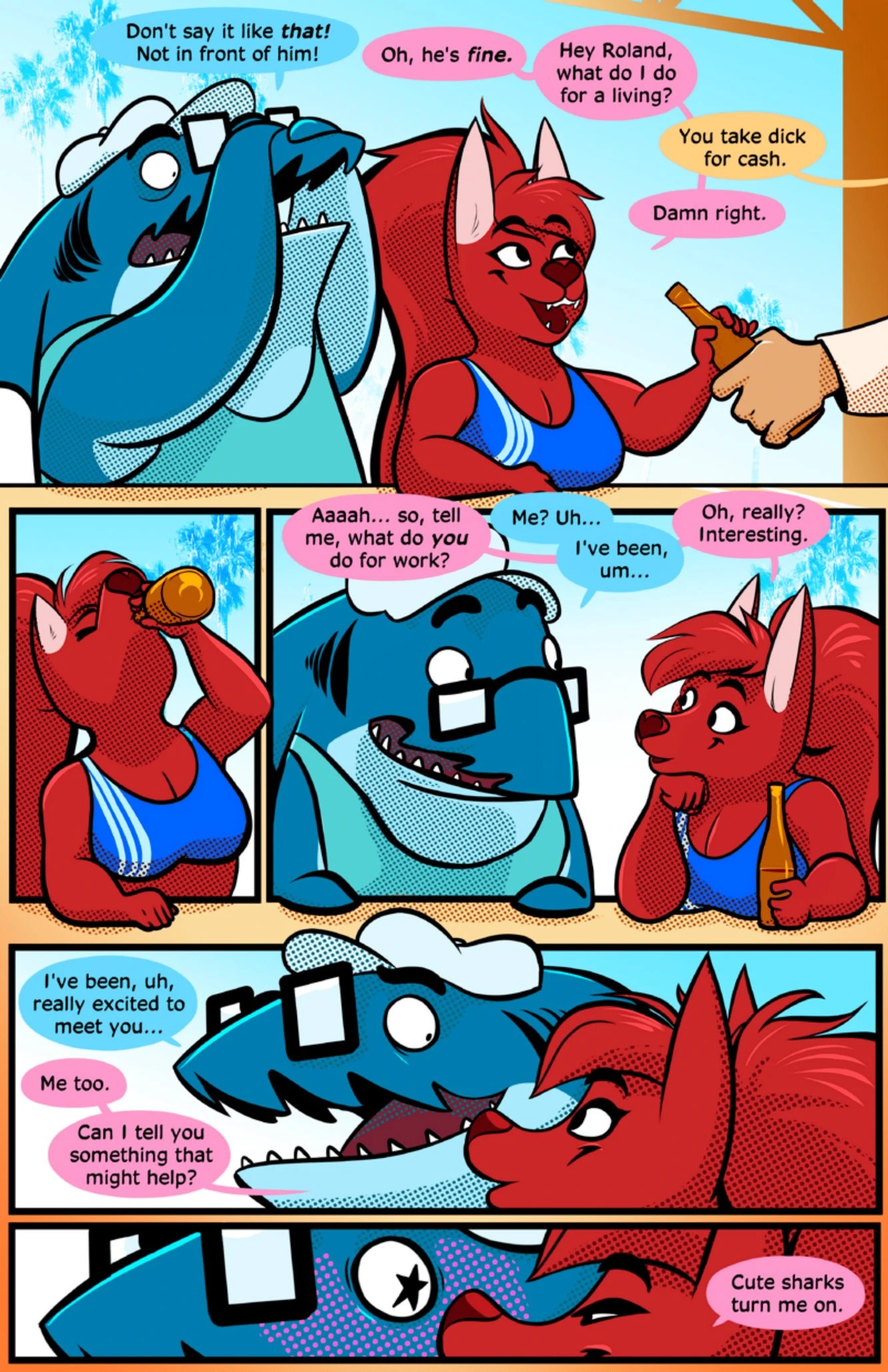Fox Me Gently porn comic picture 6