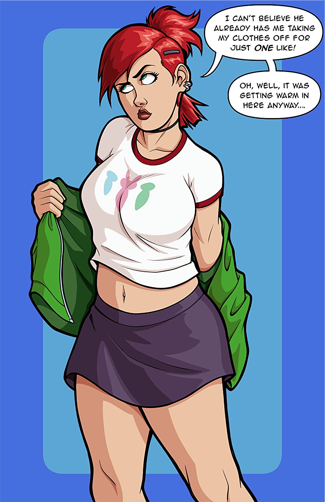 Frankie Foster Strip Game porn comic picture 2