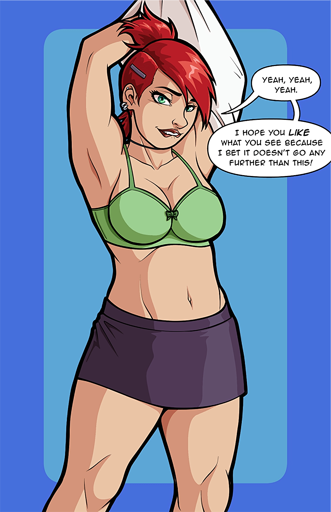 Frankie Foster Strip Game porn comic picture 3