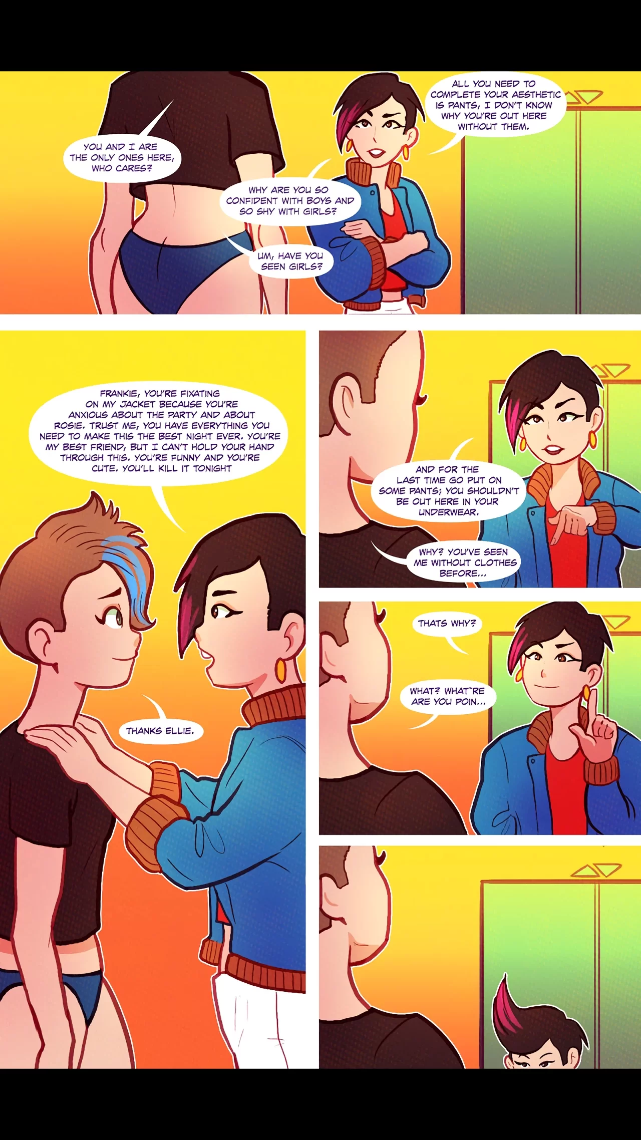 Frankie's Naked Night (Ongoing) porn comic picture 3