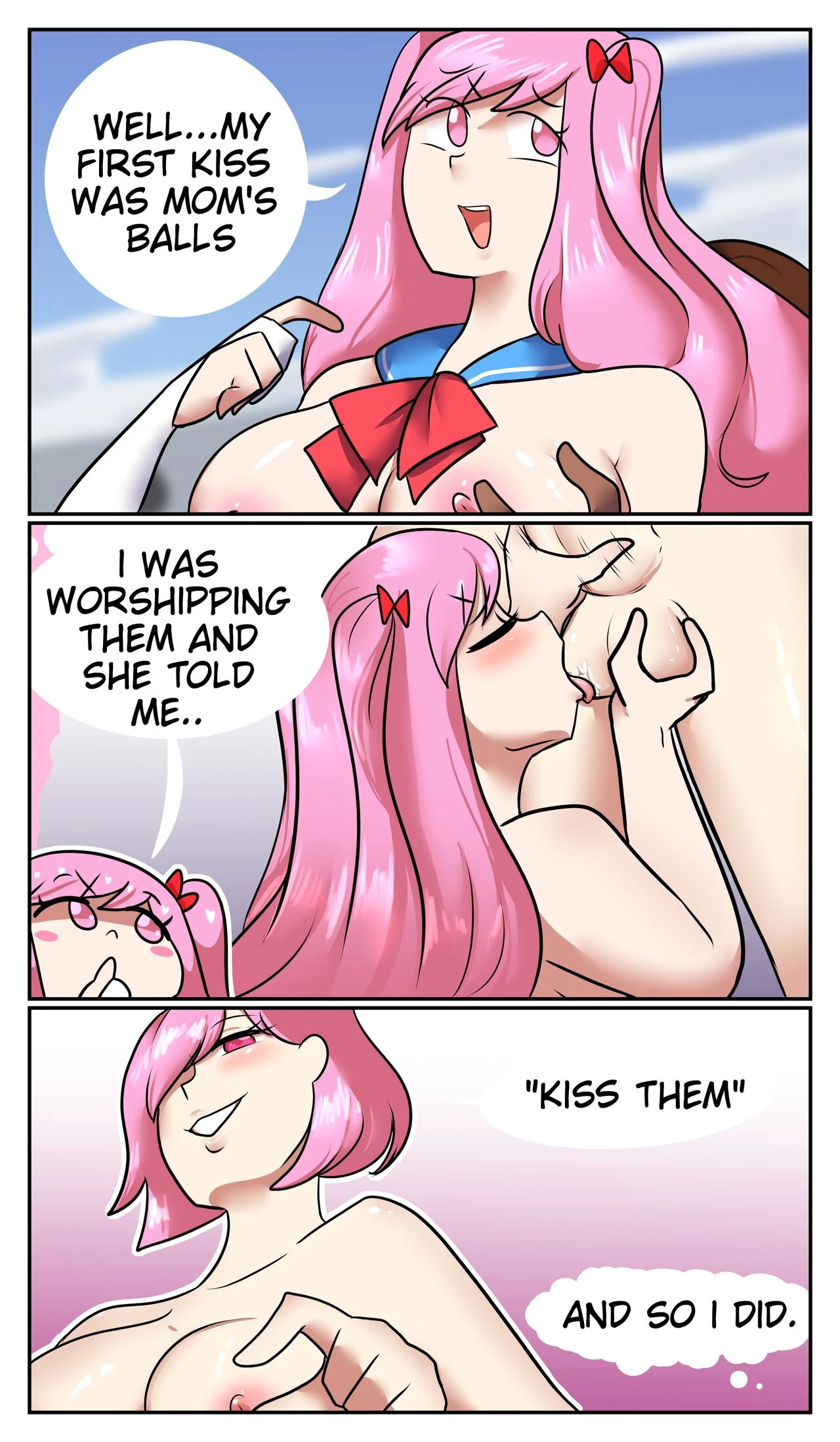 Friend Group Discusses Their First Kiss porn comic picture 3