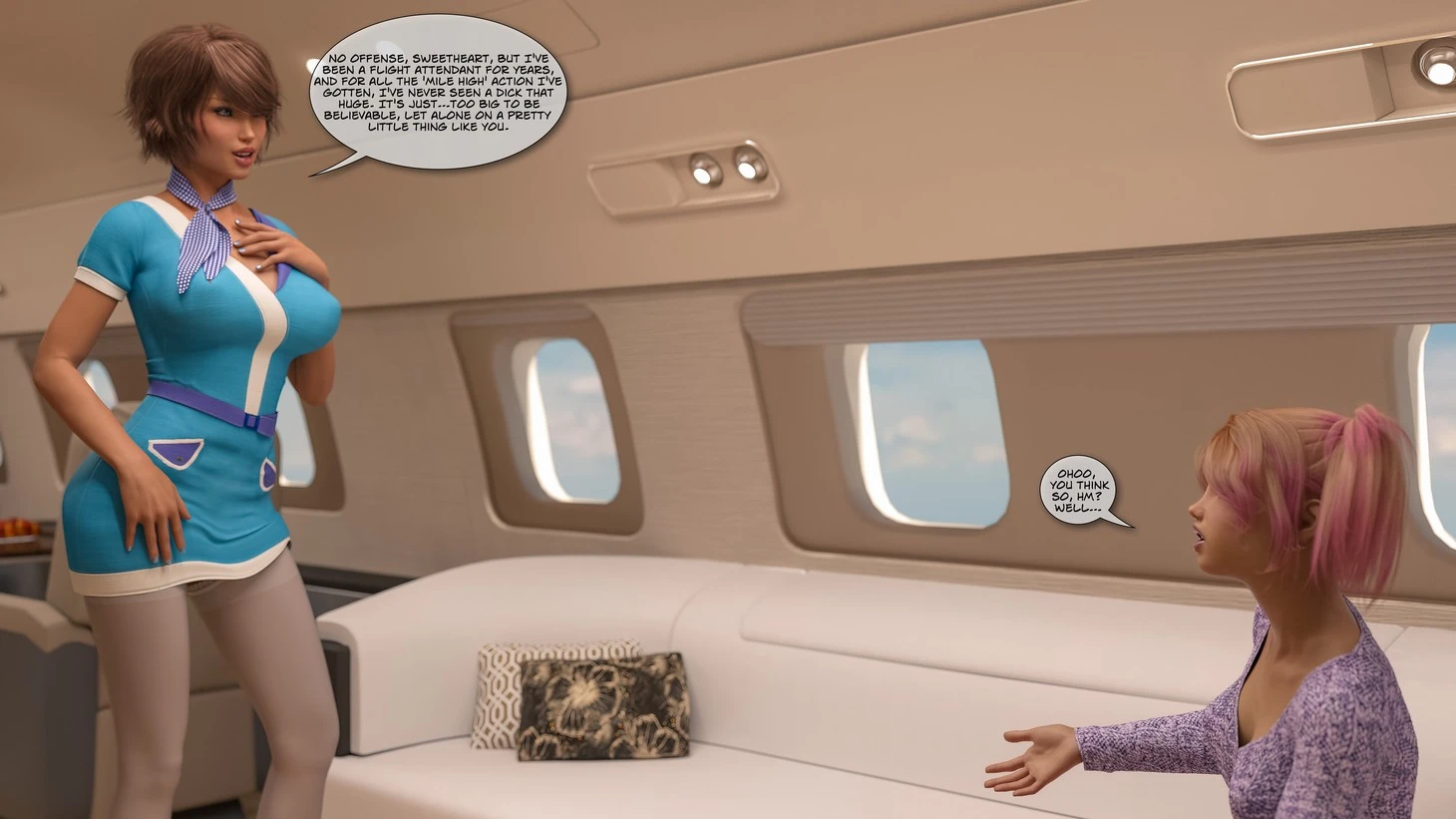 Friendly Skies porn comic picture 26