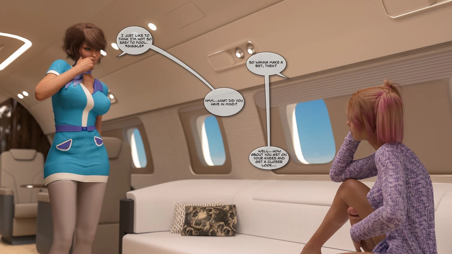 Friendly Skies porn comic picture 29