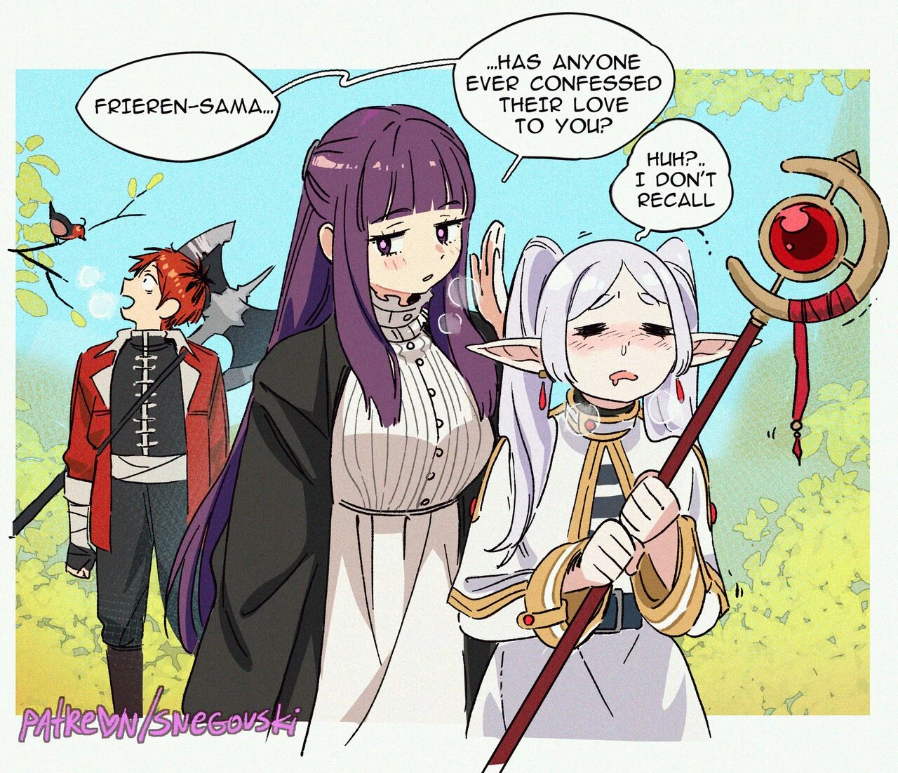 Frieren the slowpoke porn comic picture 1