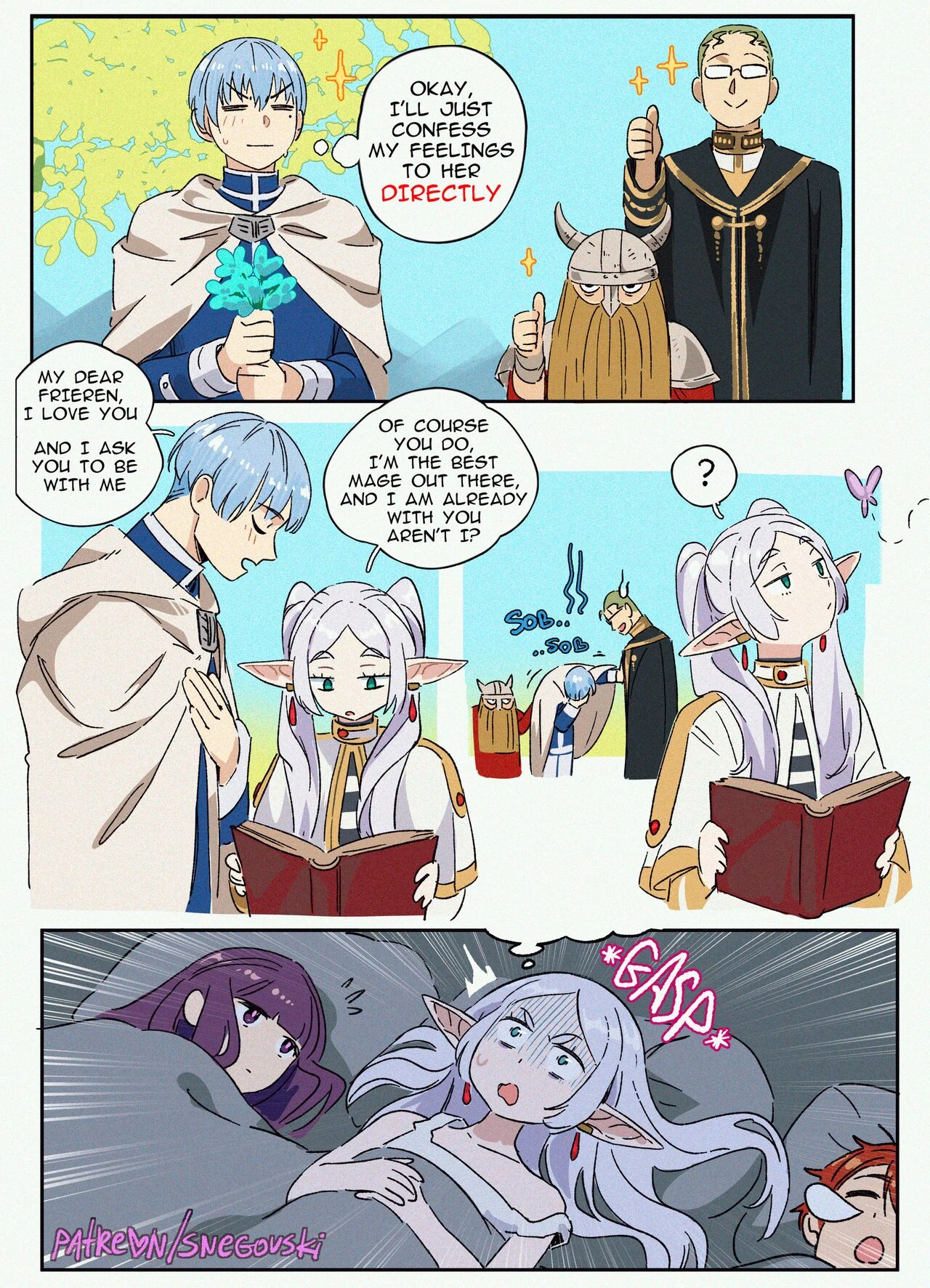 Frieren the slowpoke porn comic picture 2