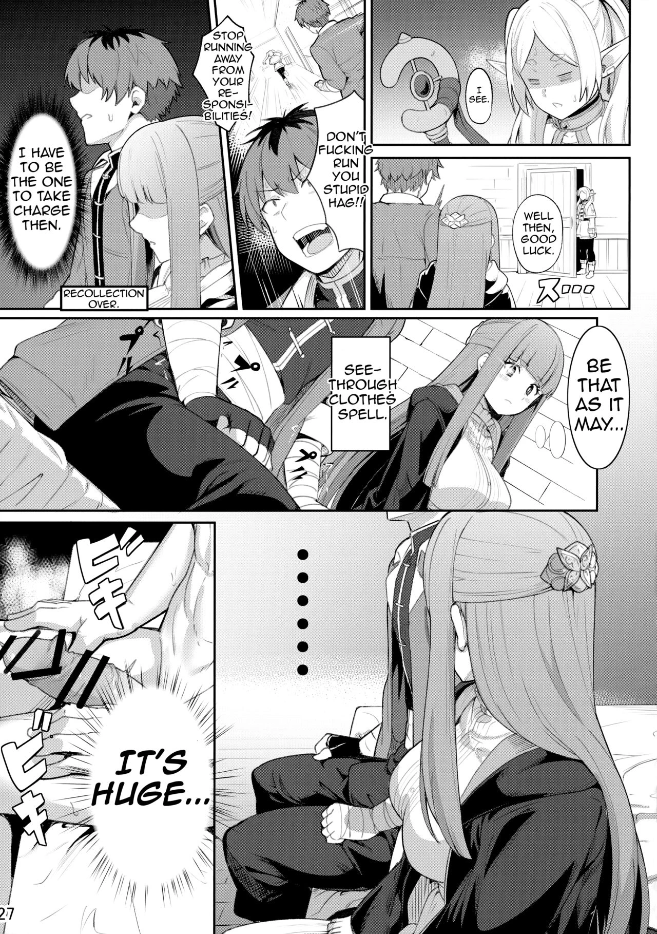 Frieren's Chotto H na Hon porn comic picture 28