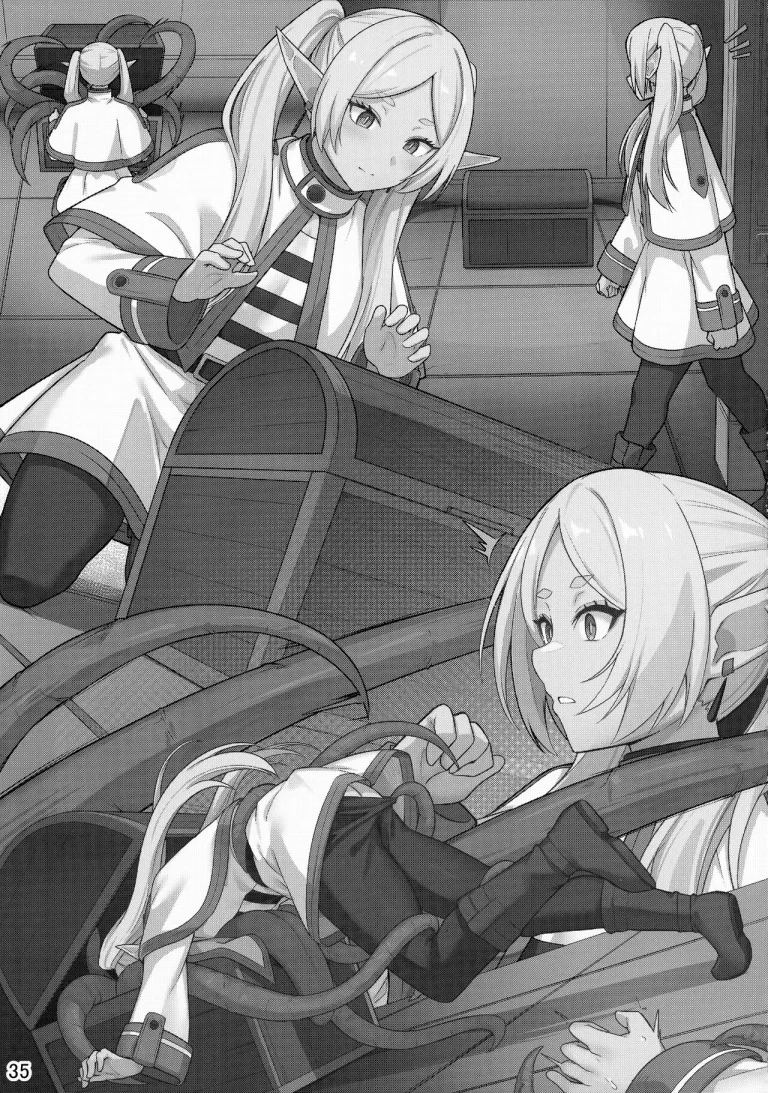 Frieren's Chotto H na Hon porn comic picture 36