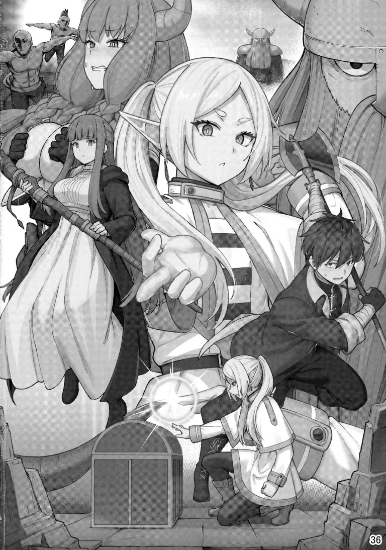 Frieren's Chotto H na Hon porn comic picture 37