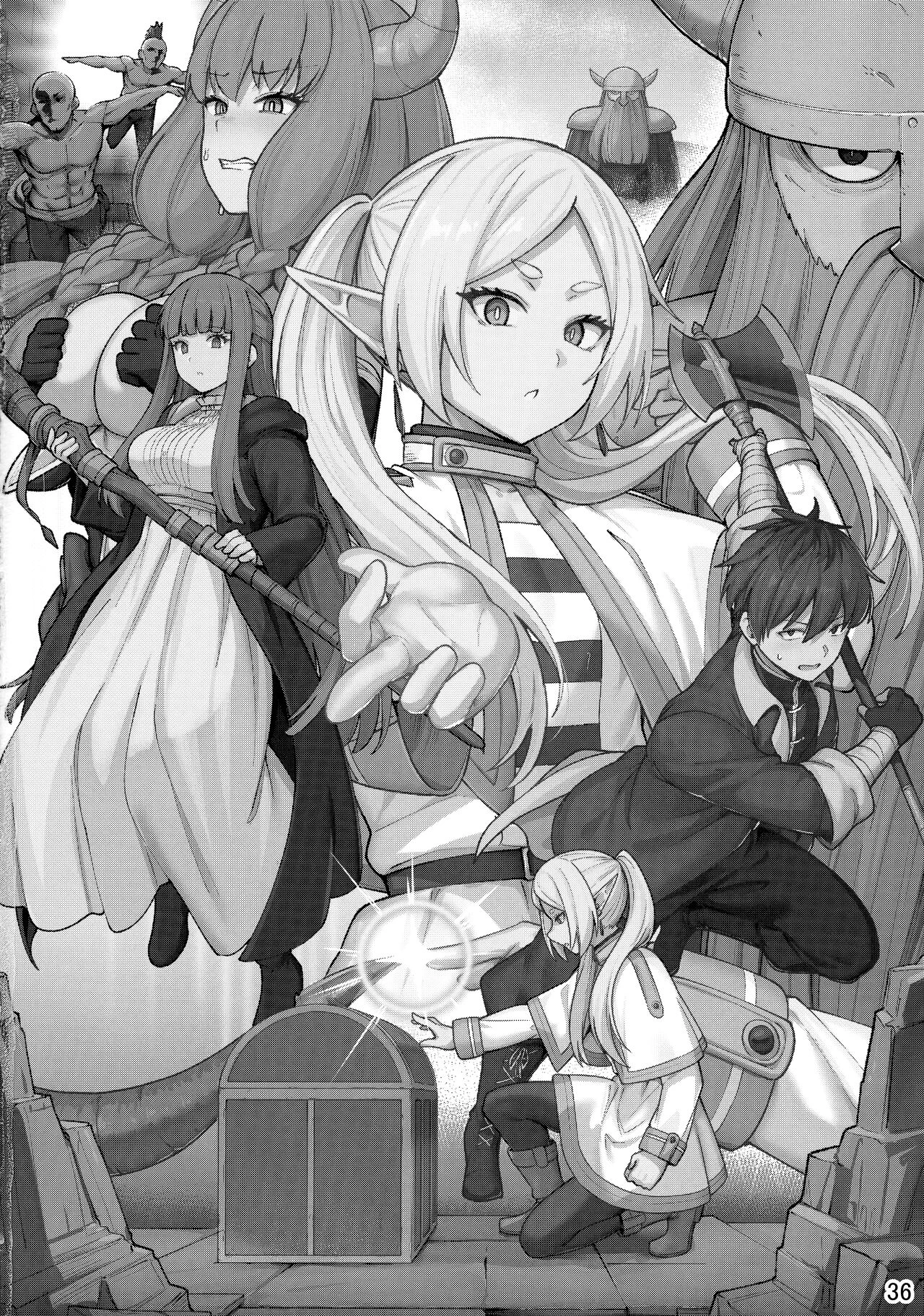 Frieren's Chotto H na Hon porn comic picture 37