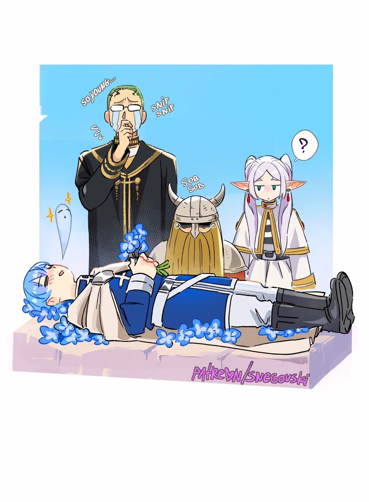 Frieren's Morning porn comic picture 2