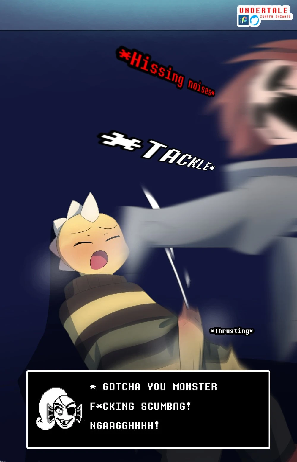 Frisk's Bottomless Run porn comic picture 29