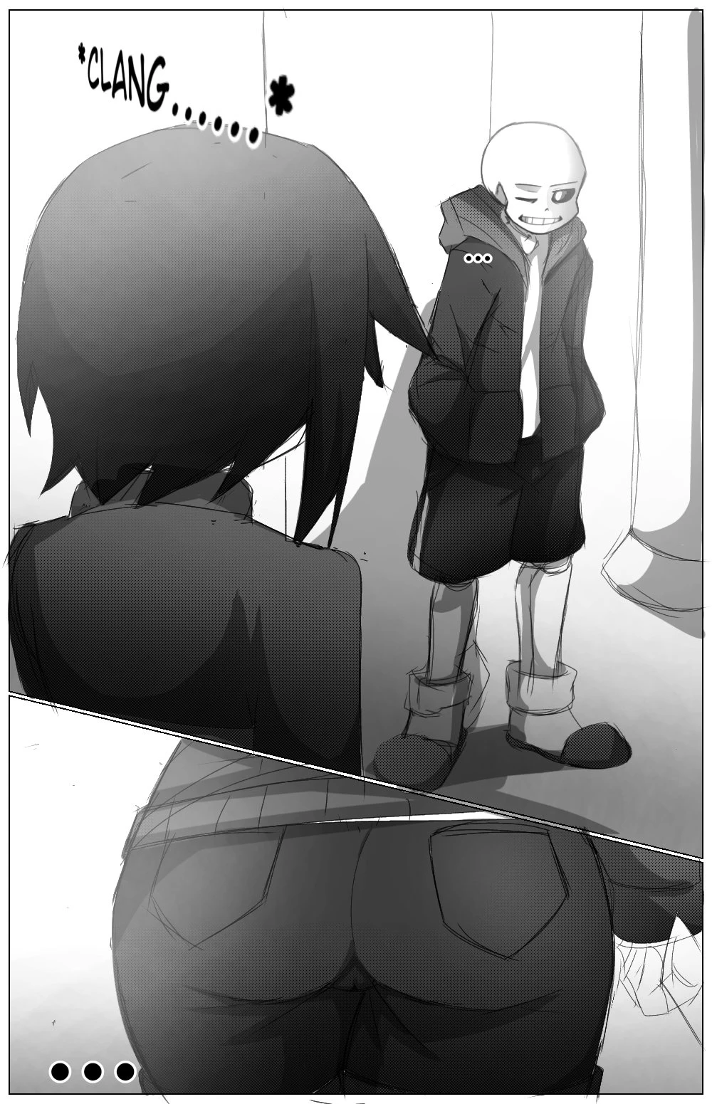 Frisk's Bottomless Run porn comic picture 32