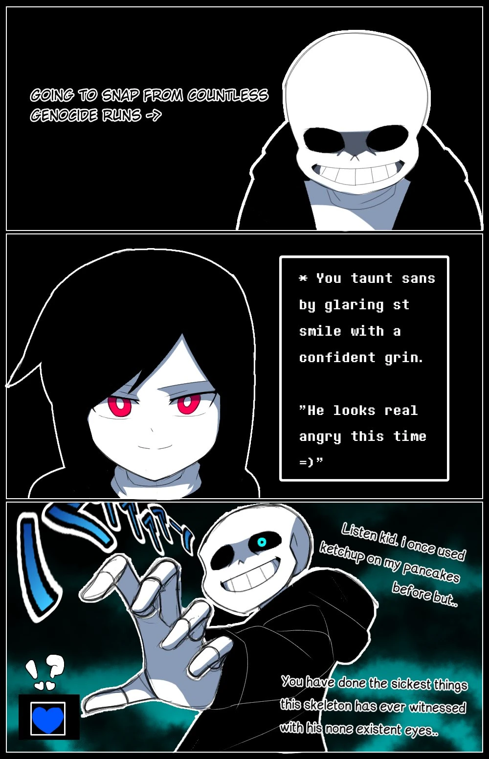 Frisk's Bottomless Run porn comic picture 33