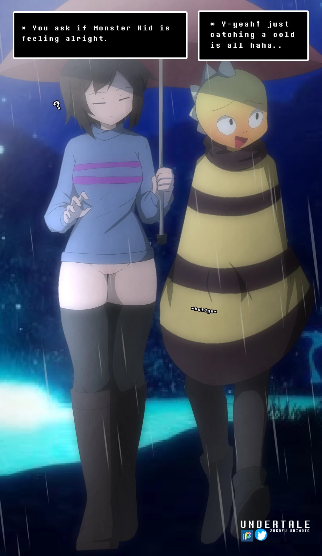 Frisk's Bottomless Run porn comic picture 5