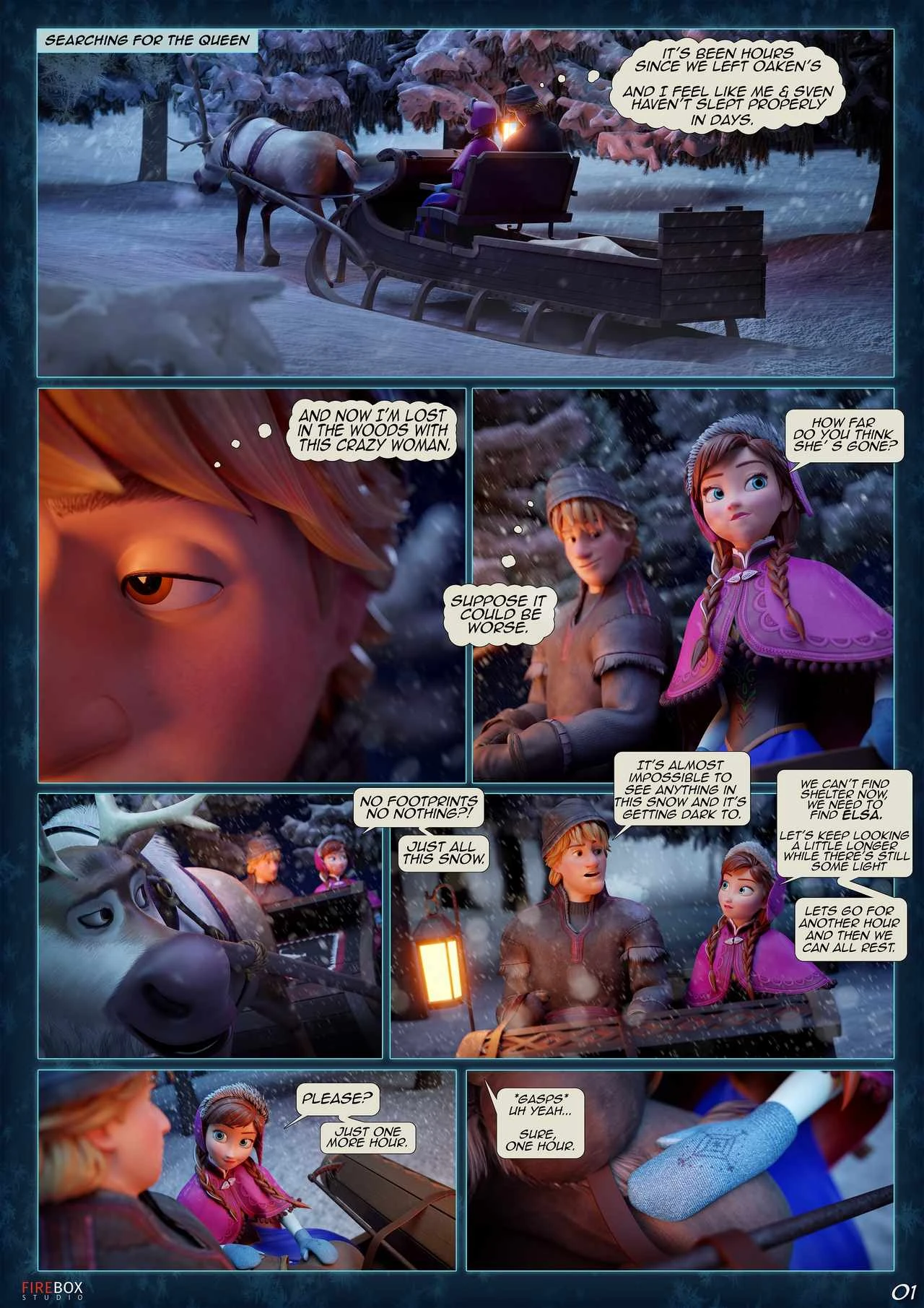 Frozen Fantasies Vol 1 - Yes Princess porn comic picture 2