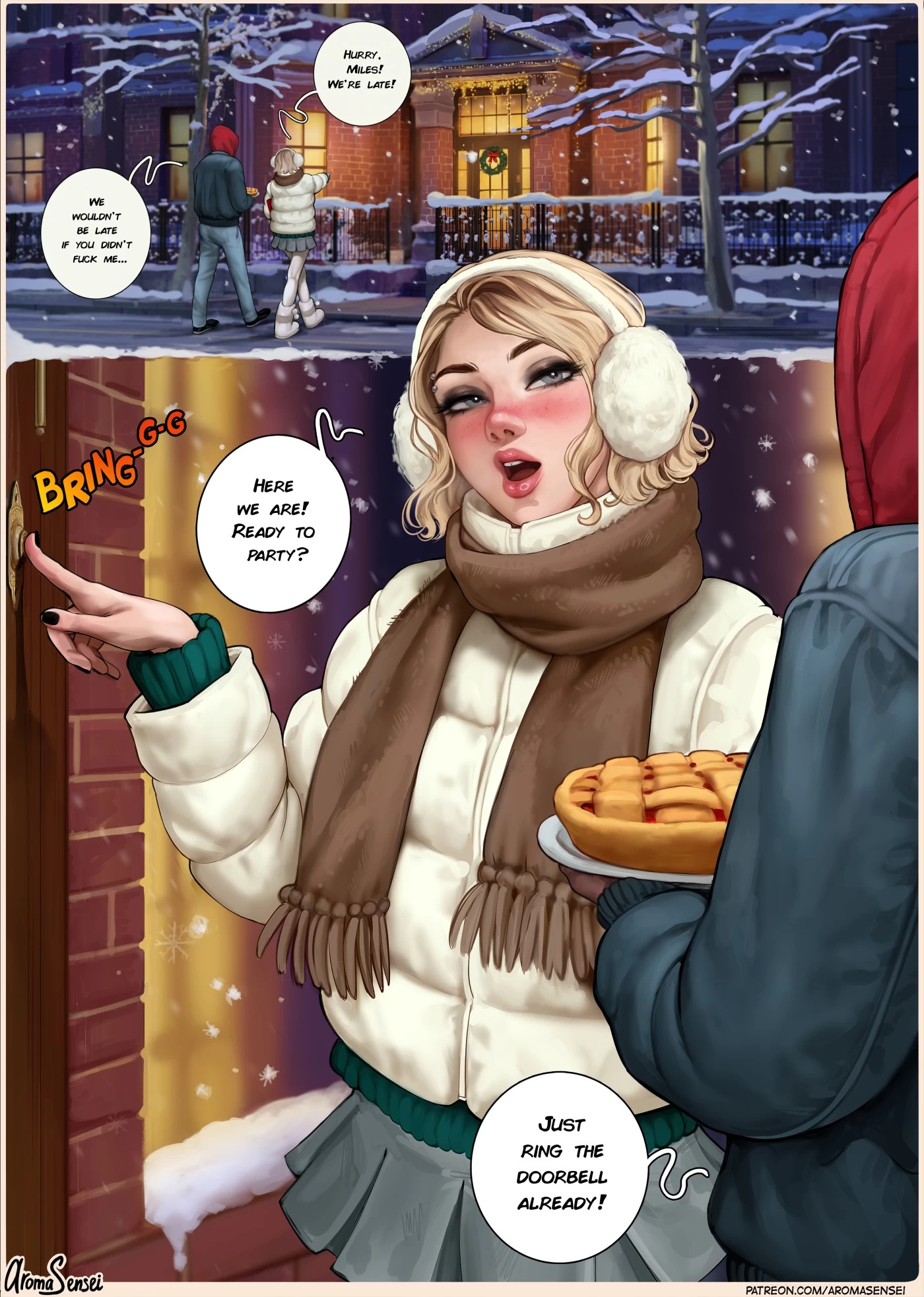 Frozen Inc Christmas Party porn comic picture 4