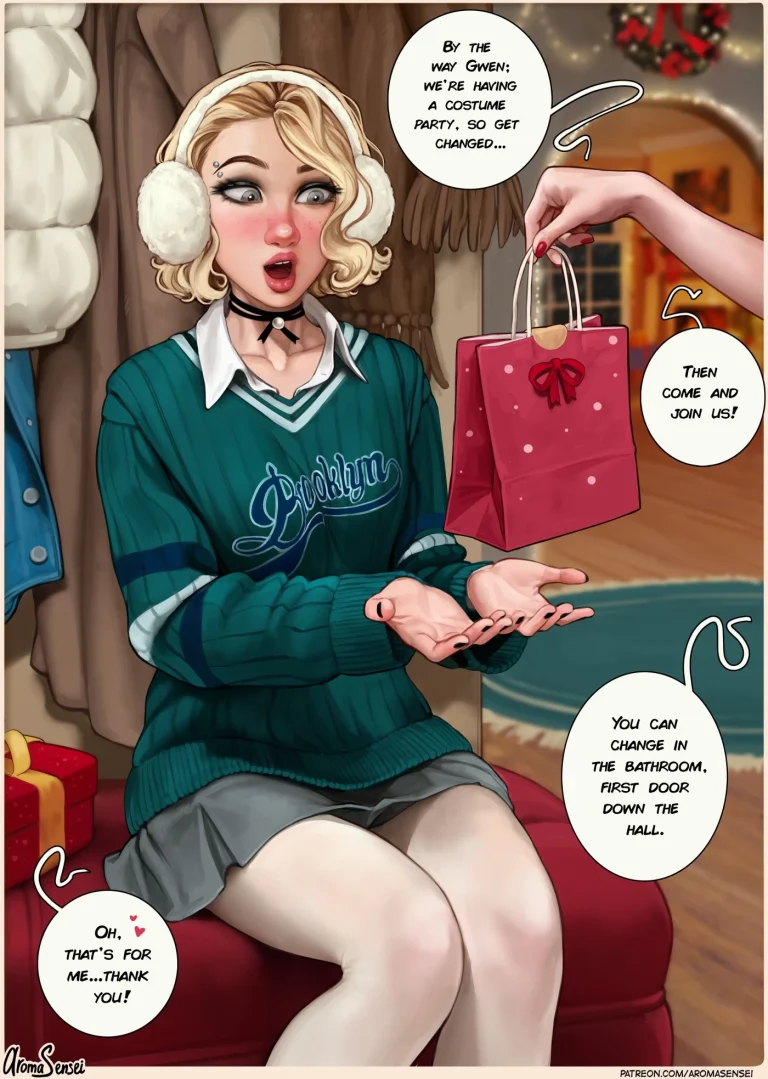 Frozen Inc Christmas Party porn comic picture 7
