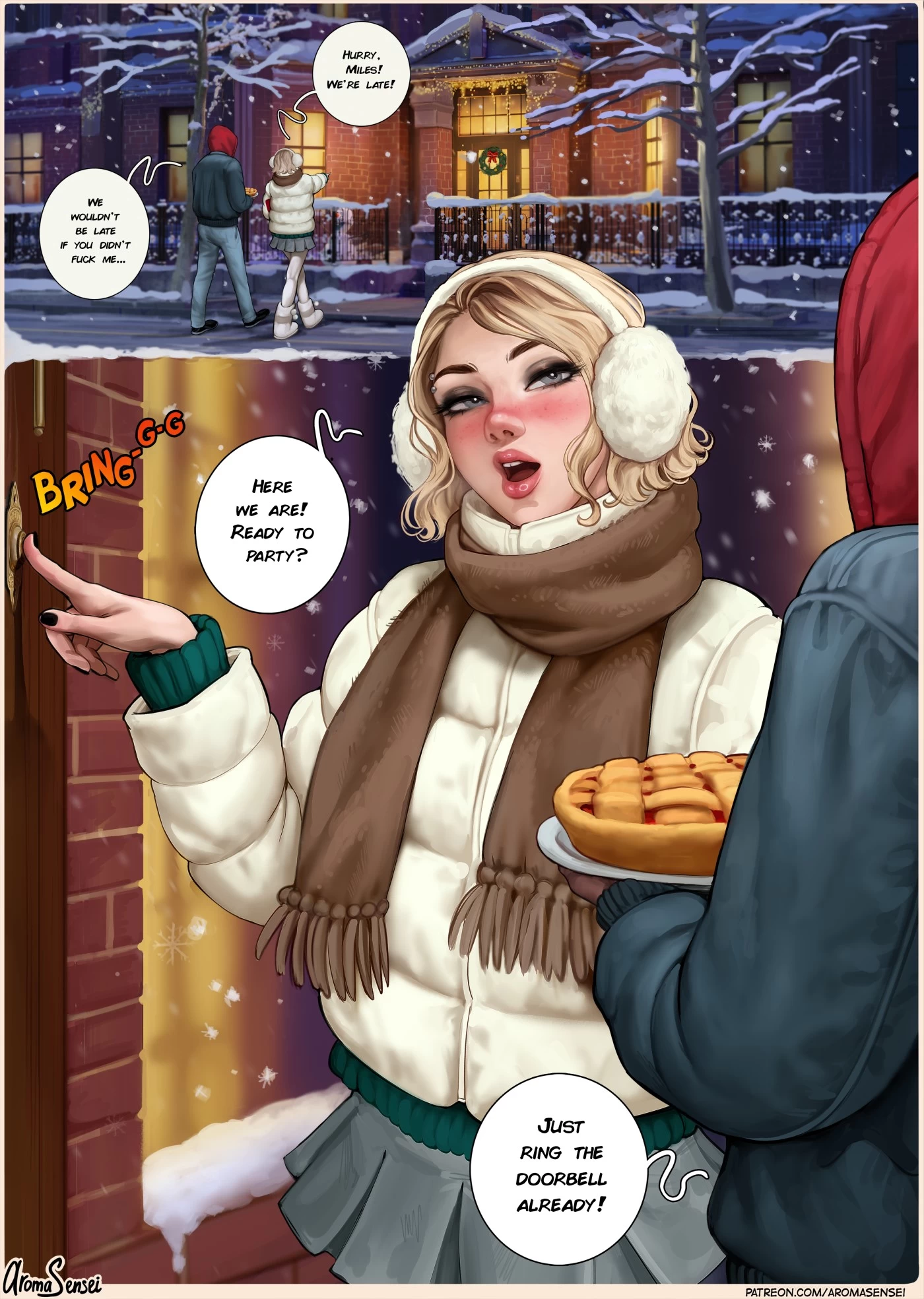 Frozen Inc Christmas Party (Shemale) porn comic picture 4