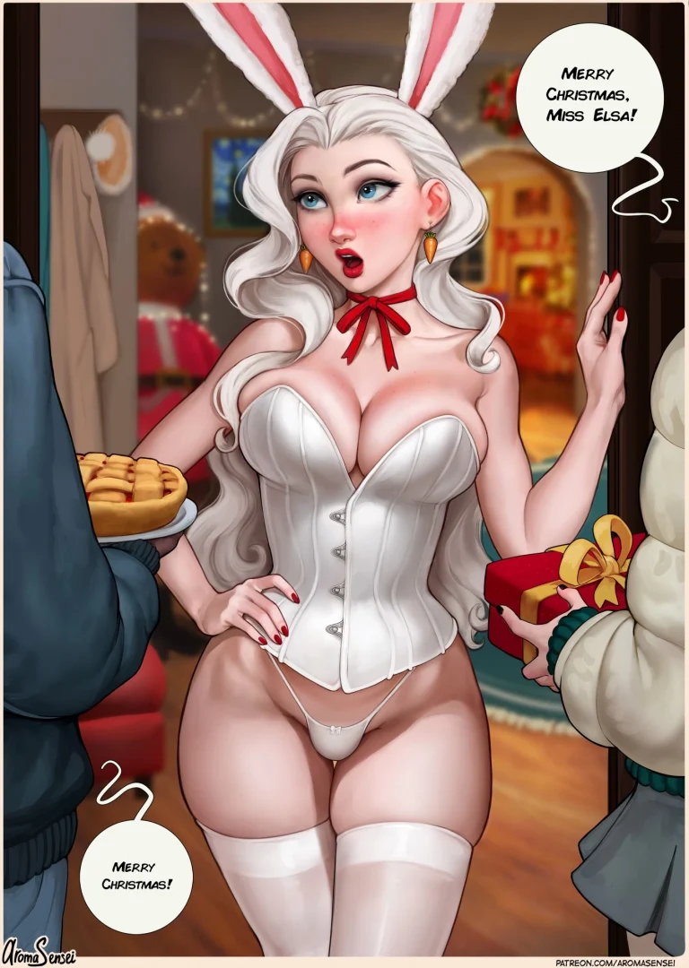 Frozen Inc Christmas Party (Shemale) porn comic picture 5