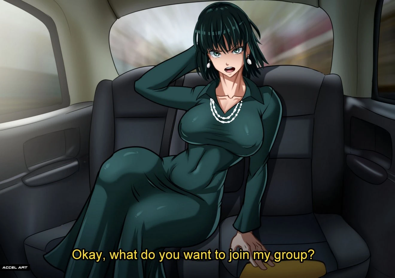 Fubuki - Waifu Taxi porn comic picture 1