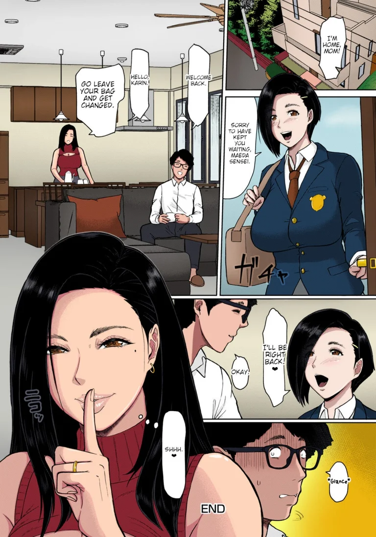 Fucking the wife while her daughter is not at home |Musume no Inu Ma ni Tsumamigui porn comic picture 20