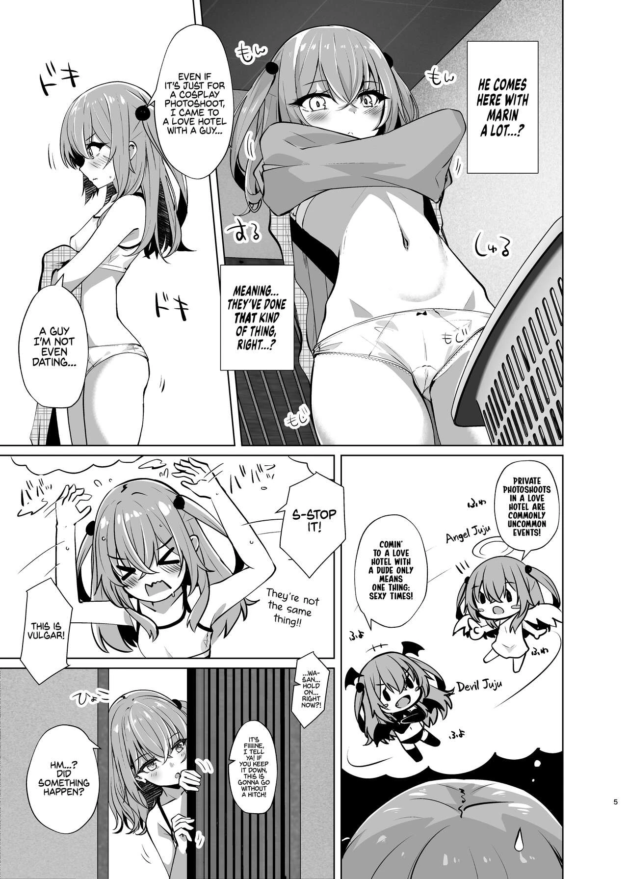 Fucking Two Cosplayers For Free at a Love Hotel | Hokomi 0 Yen Layer Futari Tsukiai porn comic picture 5
