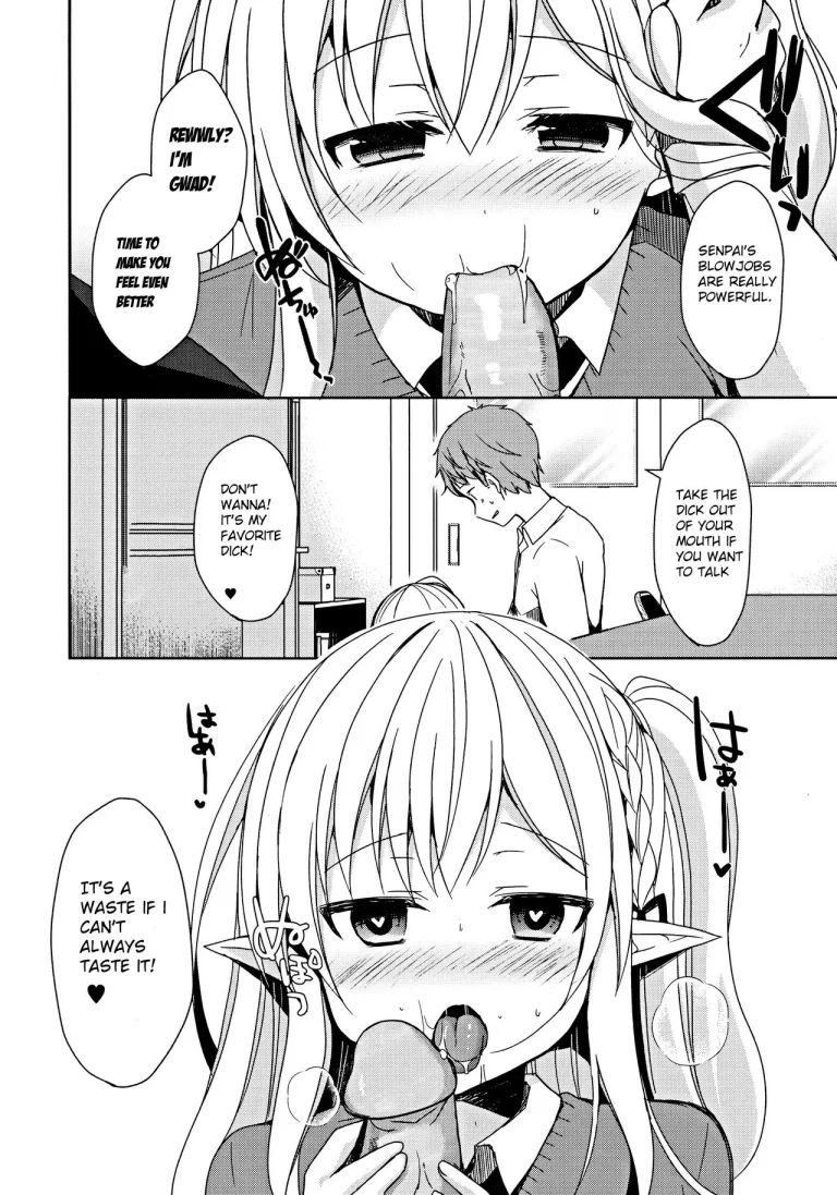 Fujun Ishu Kouyuu Ore to Elf Senpai no Love Love Saimin Seikatsu porn comic picture 14