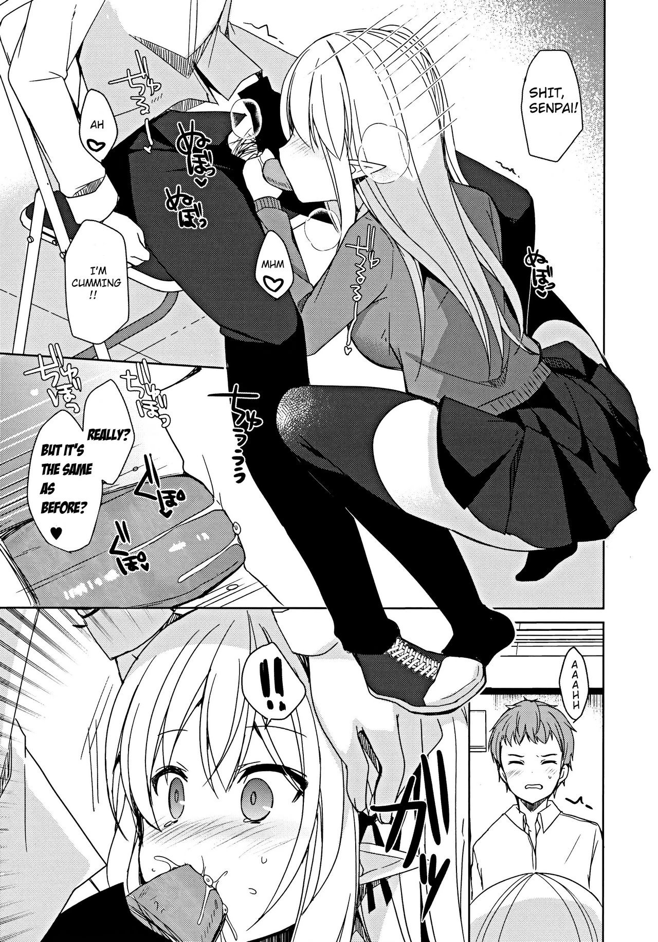 Fujun Ishu Kouyuu Ore to Elf Senpai no Love Love Saimin Seikatsu porn comic picture 15
