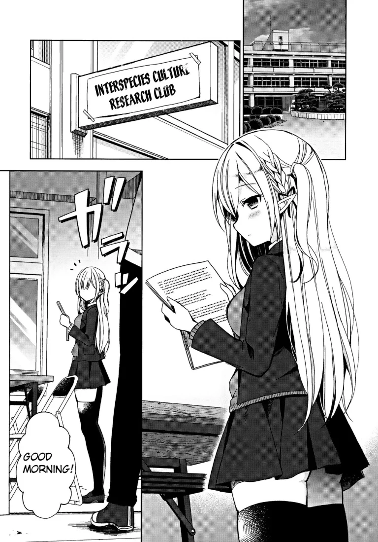 Fujun Ishu Kouyuu Ore to Elf Senpai no Love Love Saimin Seikatsu porn comic picture 3