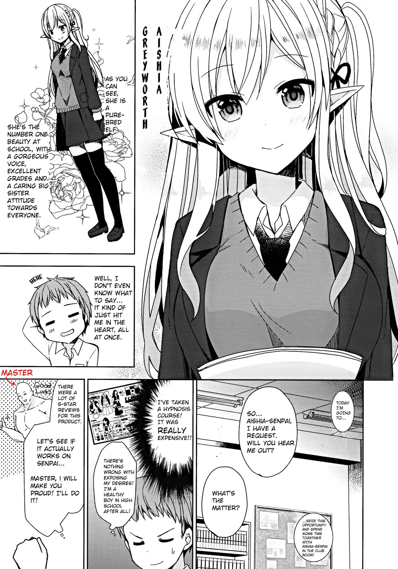 Fujun Ishu Kouyuu Ore to Elf Senpai no Love Love Saimin Seikatsu porn comic picture 5