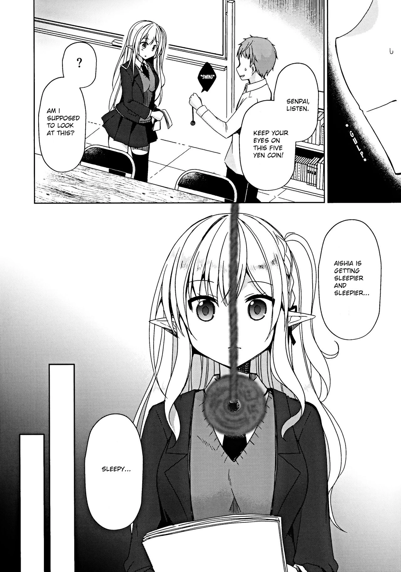 Fujun Ishu Kouyuu Ore to Elf Senpai no Love Love Saimin Seikatsu porn comic picture 6
