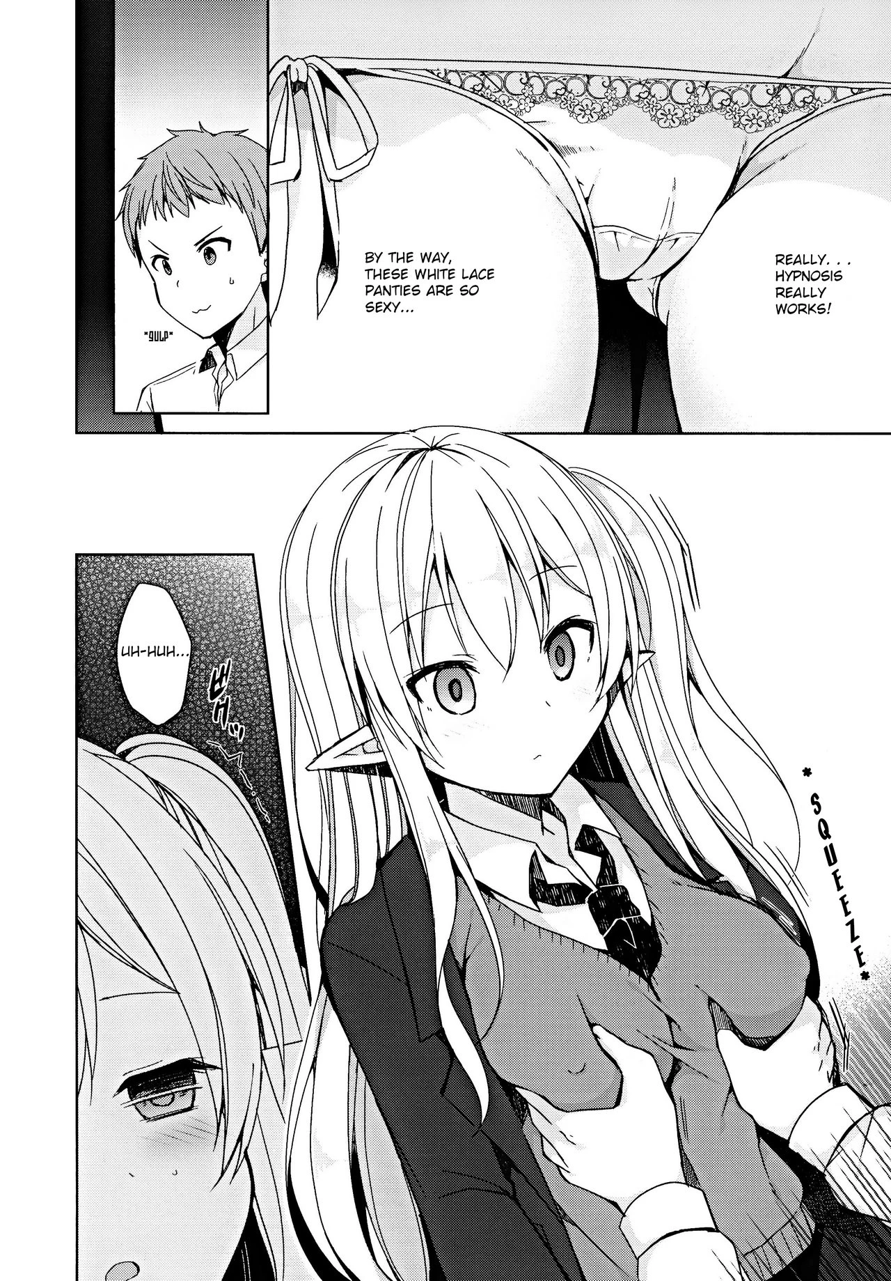 Fujun Ishu Kouyuu Ore to Elf Senpai no Love Love Saimin Seikatsu porn comic picture 8