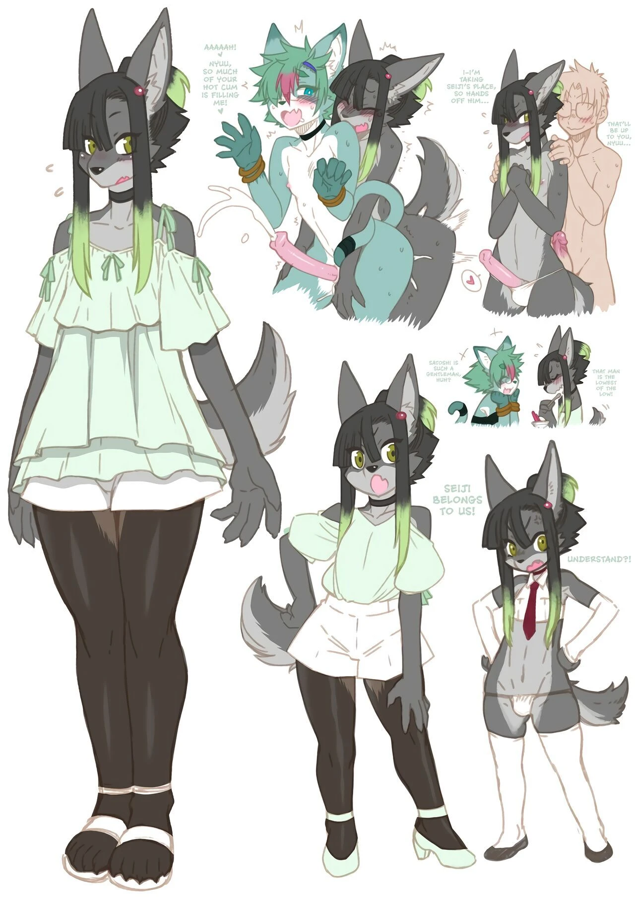 Furry Femboy Lovers porn comic picture 16