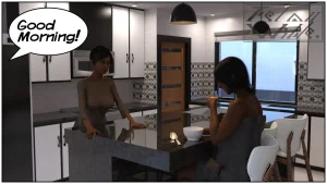 Futa Family Breakfast porn comic picture 1