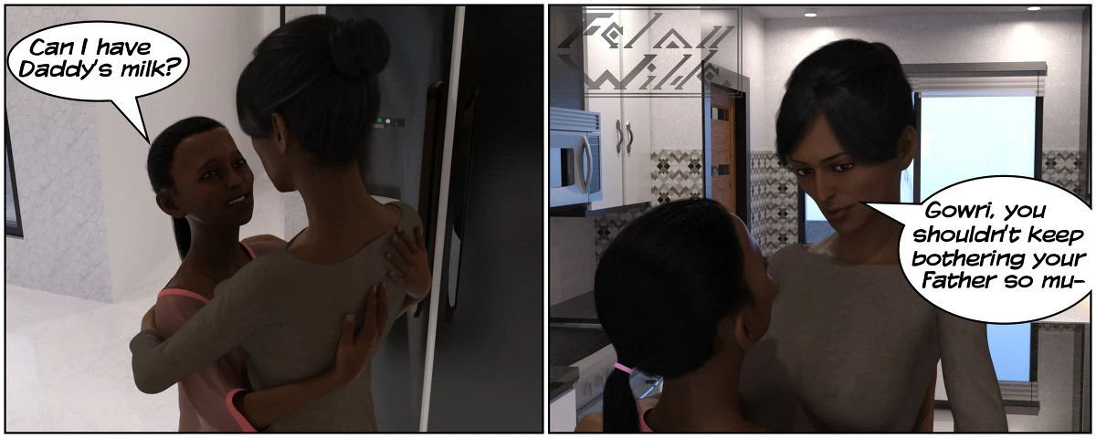 Futa Family Breakfast porn comic picture 3