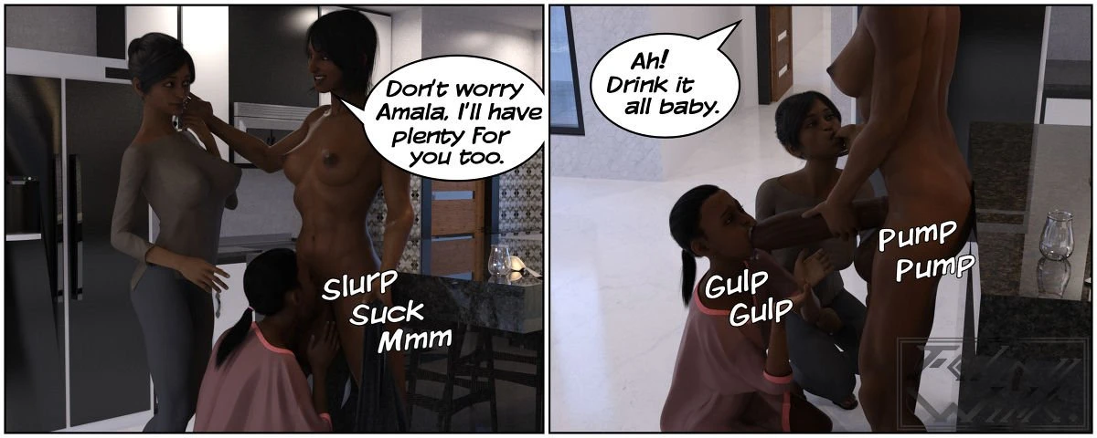 Futa Family Breakfast porn comic picture 6