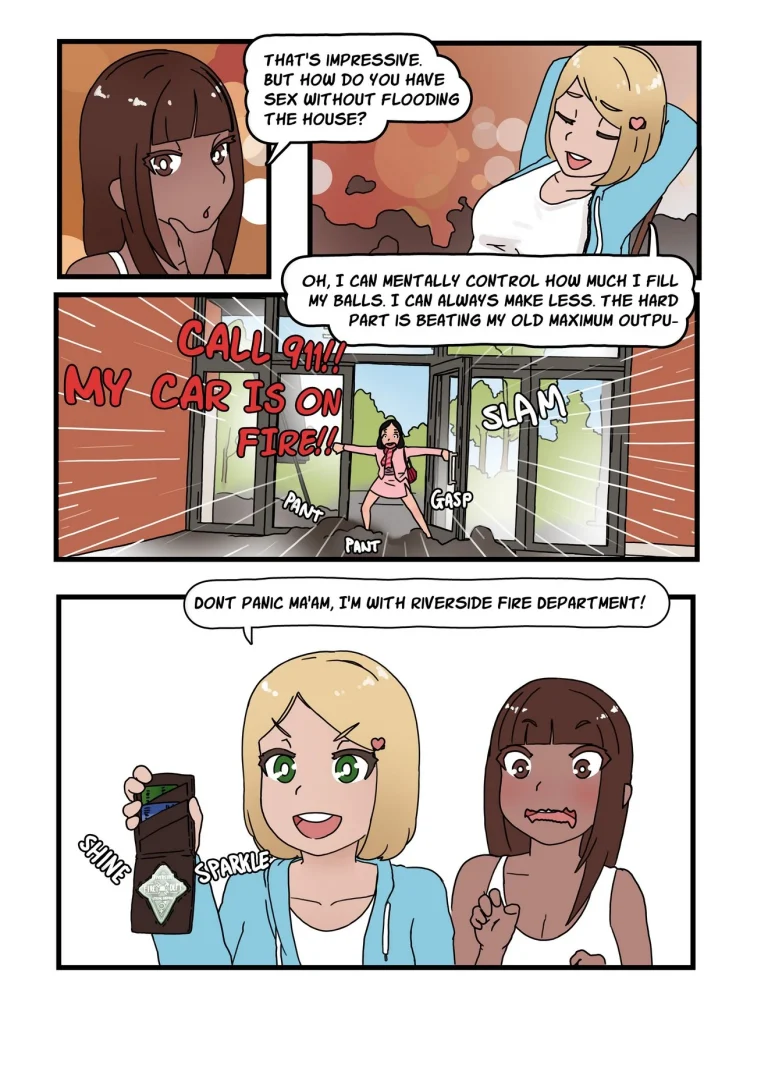 Futa FireFighters 2: A Day Off porn comic picture 9