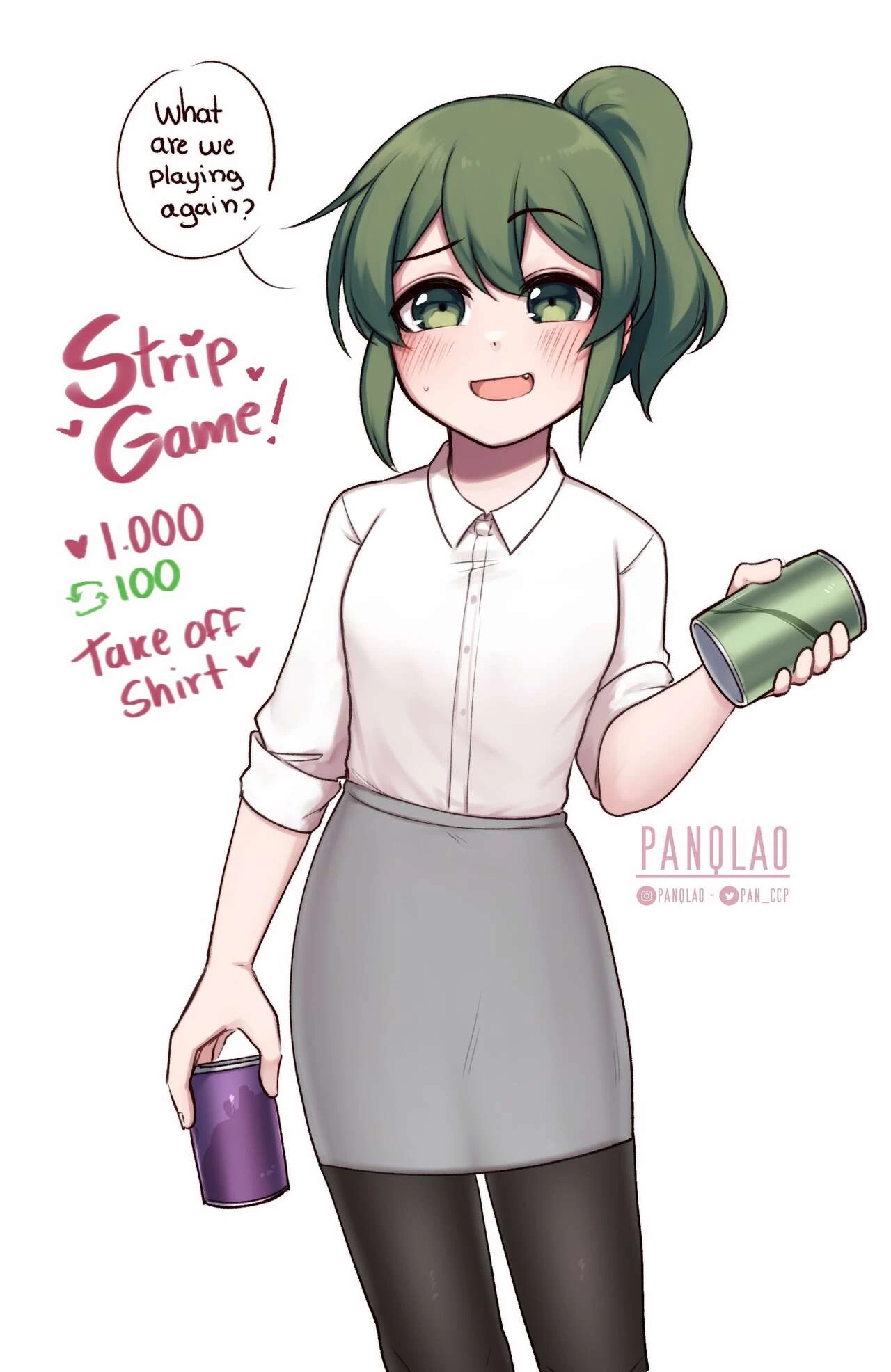 Futaba Strip Game porn comic picture 1