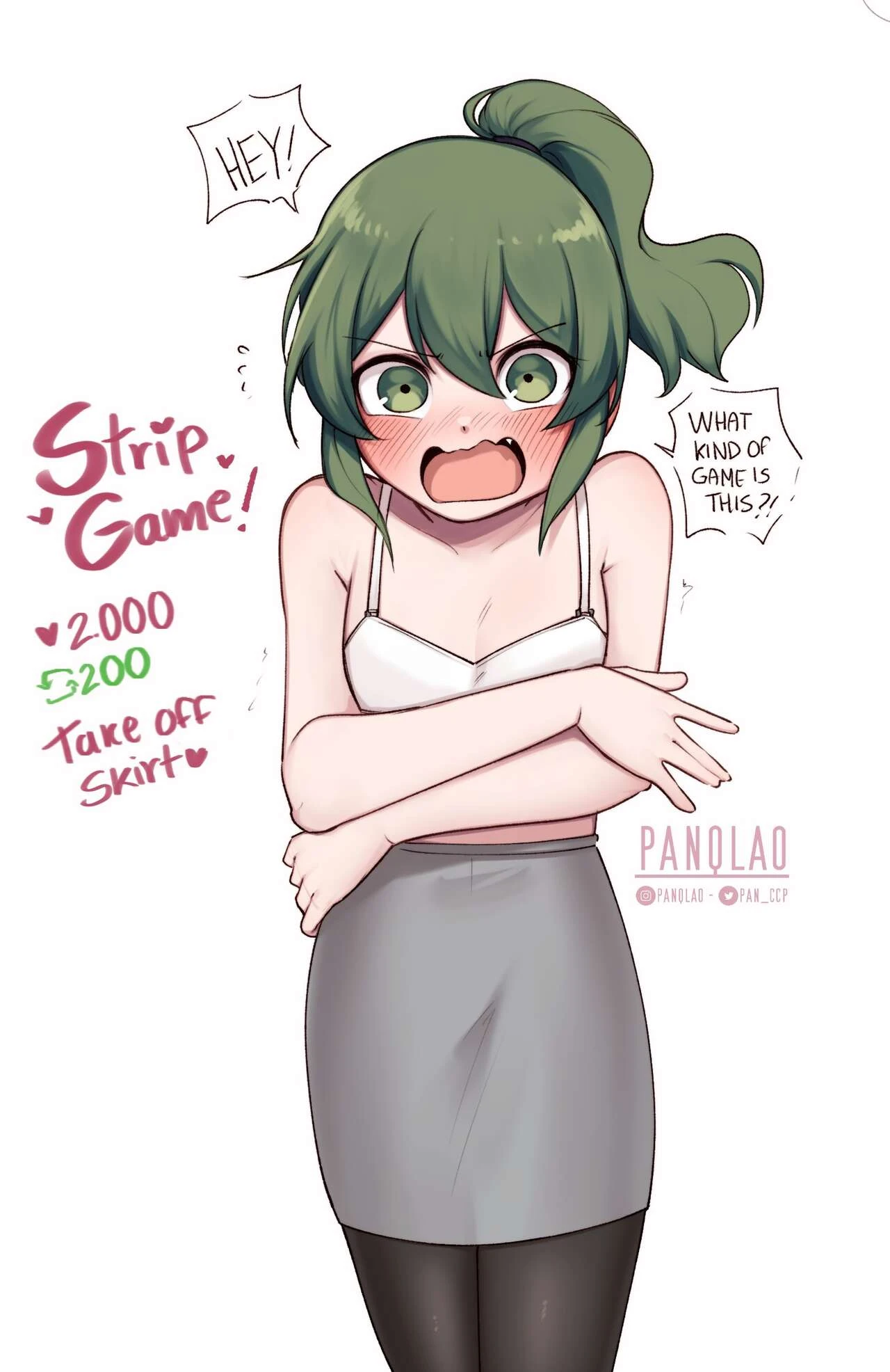 Futaba Strip Game porn comic picture 2