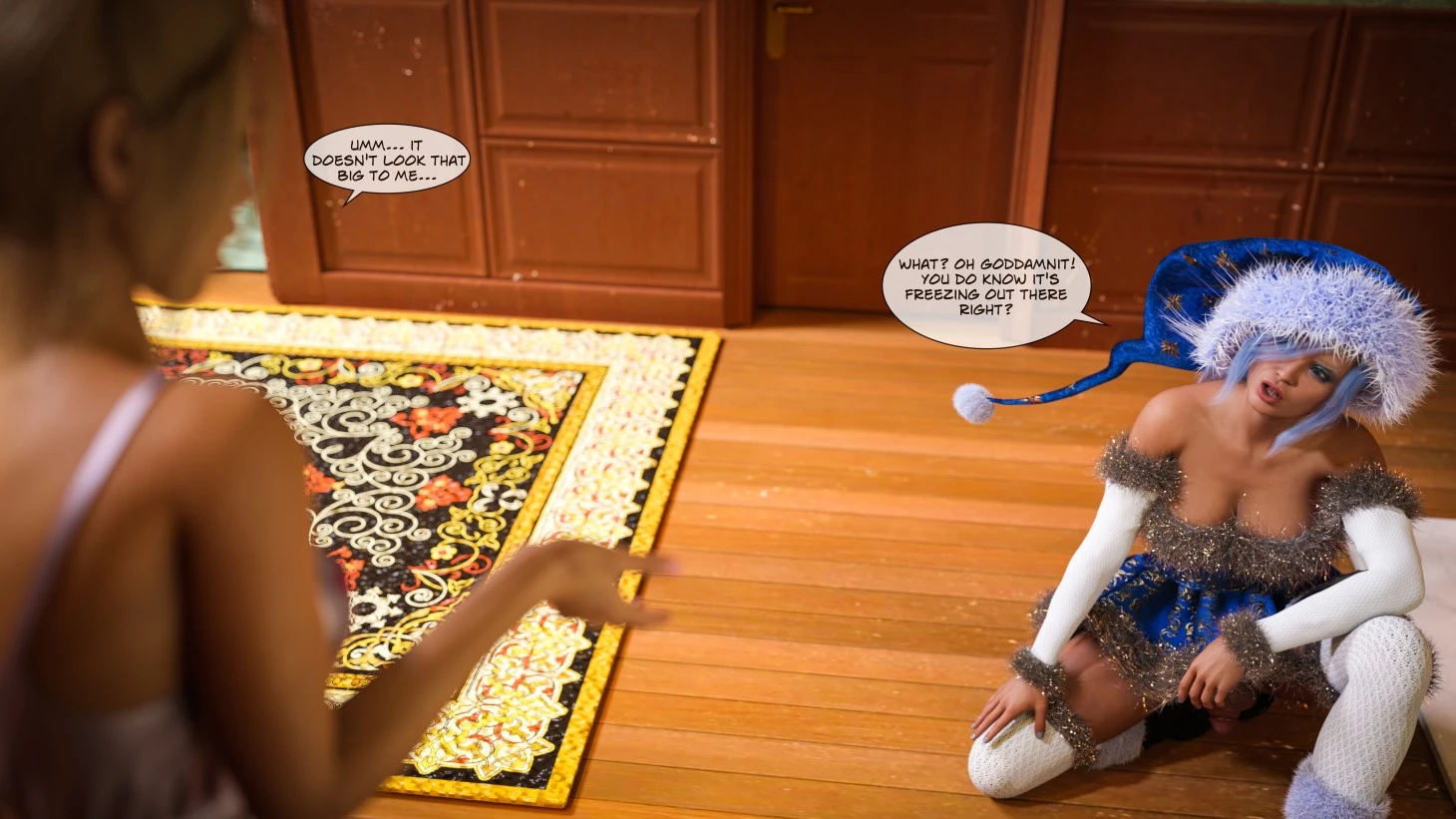 Futaclaus porn comic picture 18