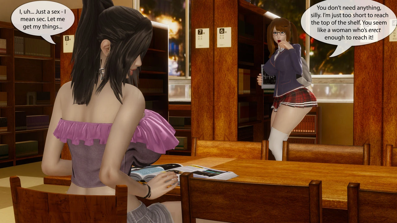 Futalife 7: Library Sciences porn comic picture 18